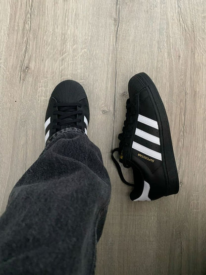 ADIDAS SUPER STAR NEGRA DAMA HOMBRE